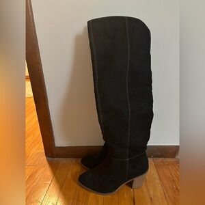 Universal Thread Black Over the Knee Boots